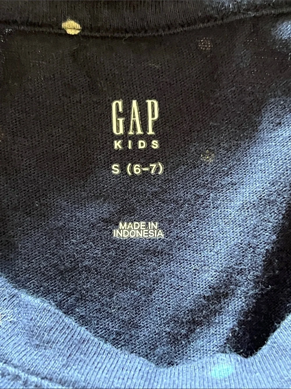 GAP Navy Dress with Multicolor Polka Dots